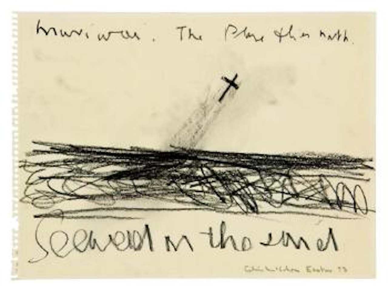 Muriwai – The plane flies north by Colin Mccahon