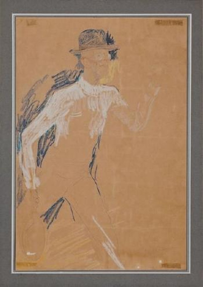 Étude d'homme à la raquette et à la cigarette by Filip Malyavin