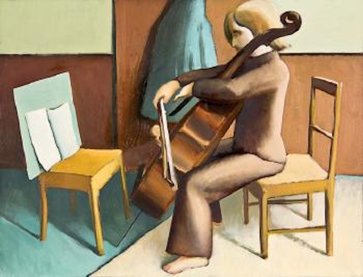 The cellist by Michael Smither