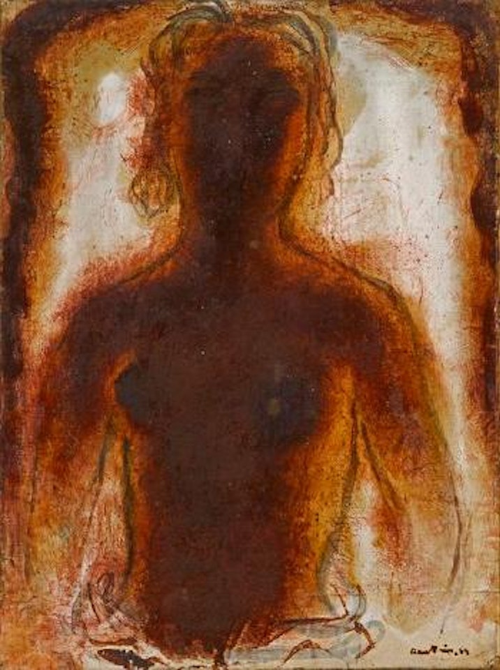 Buste de femme nue by Jean Fautrier