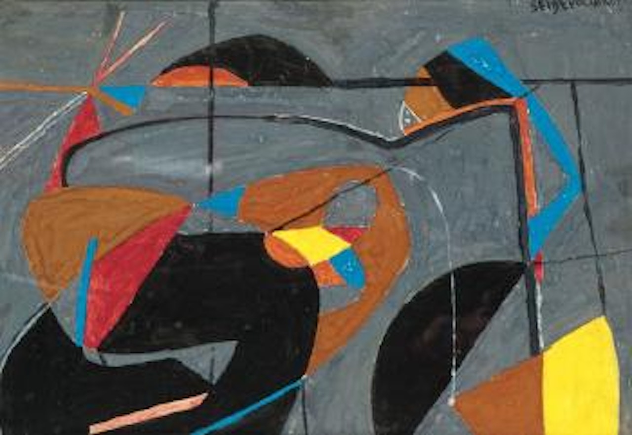 Composition aux traits by Serge Poliakoff
