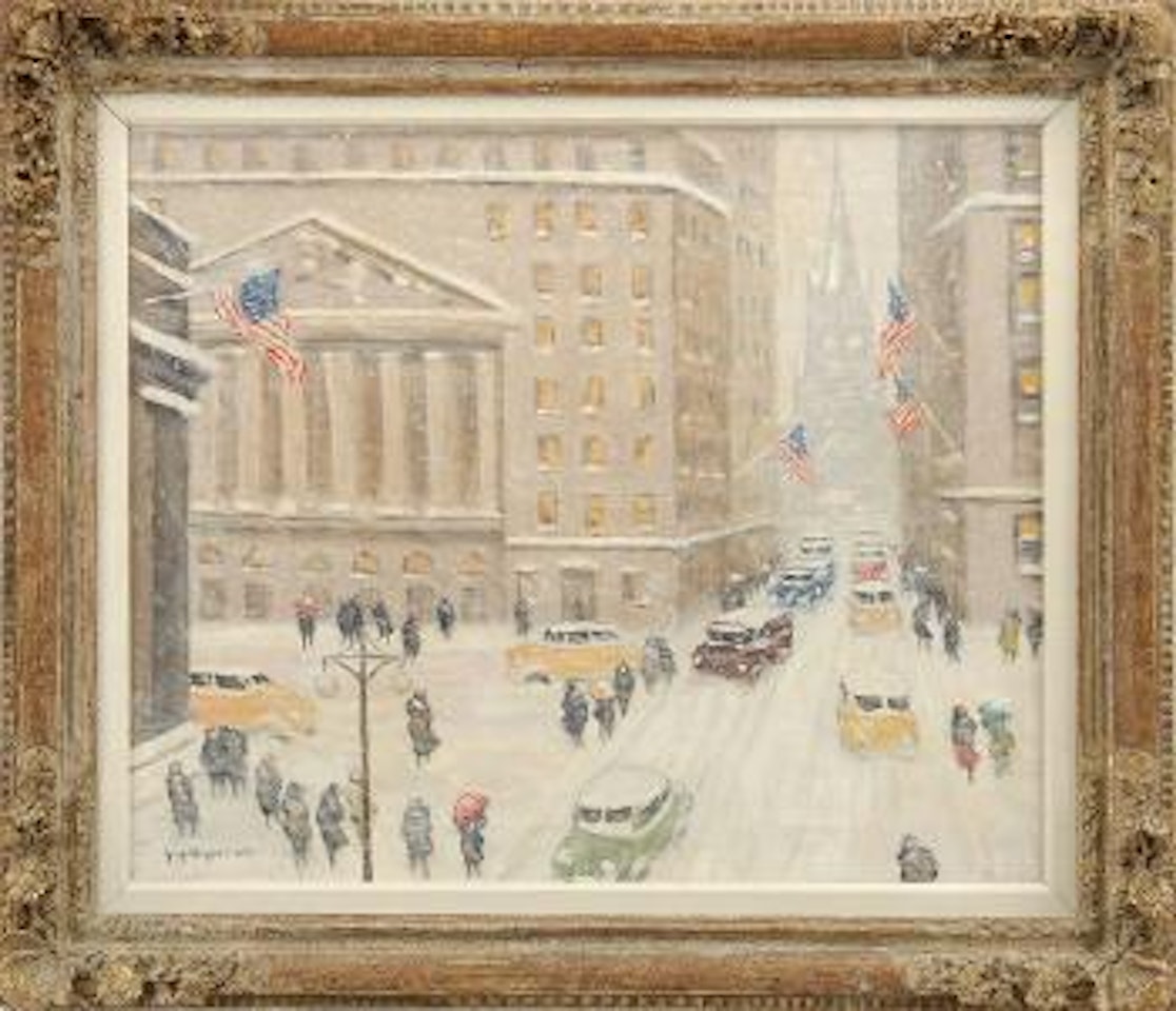 The New York stock exchange by Guy Carleton Wiggins