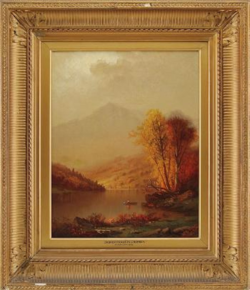 Autumn in the Adirondacks by Jasper Francis Cropsey