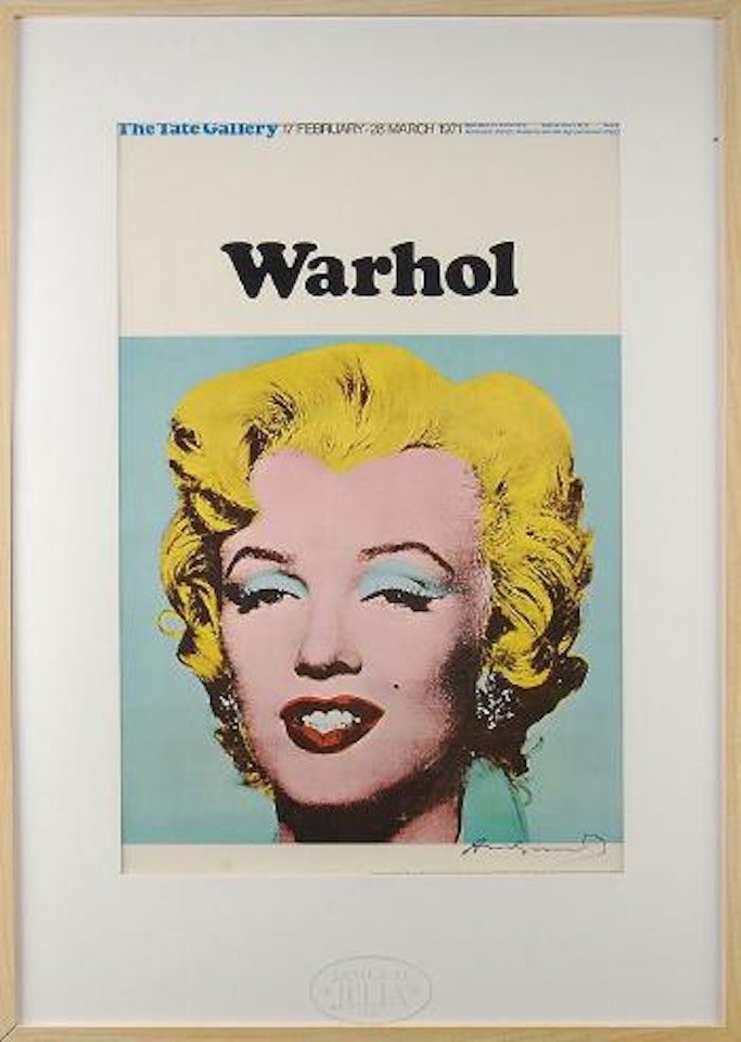 Exhibition for Warhol: The Tate Gallery (Marilyn) by Andy Warhol