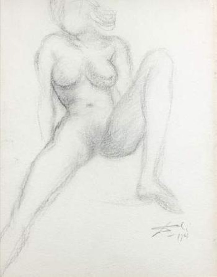 Nu féminin by Salvador Dali