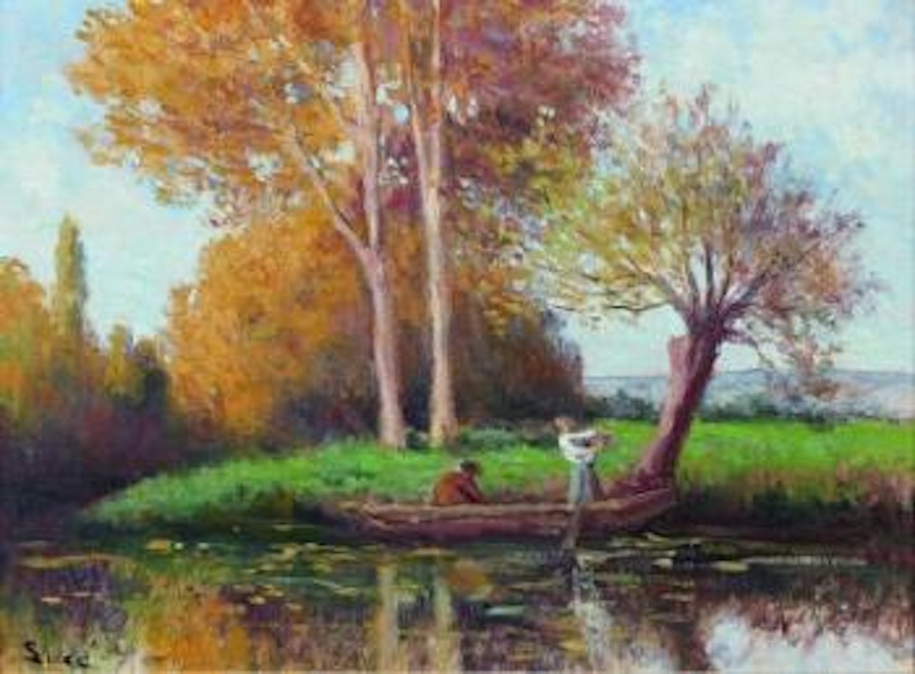 Pêcheurs à Rolleboise by Maximilien Luce
