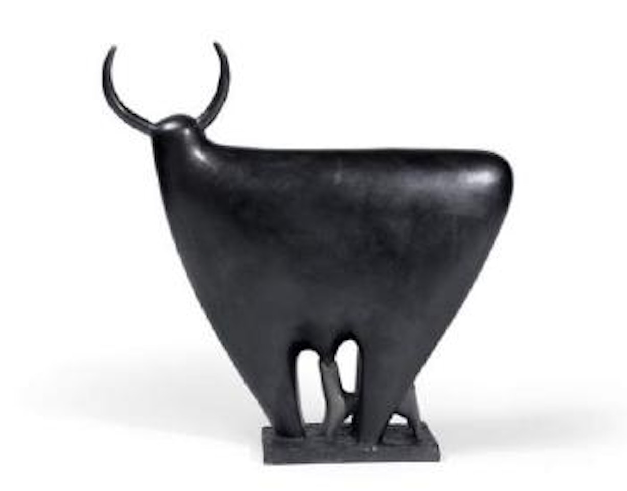 Vache et son petit by Jean Lambert-Rucki