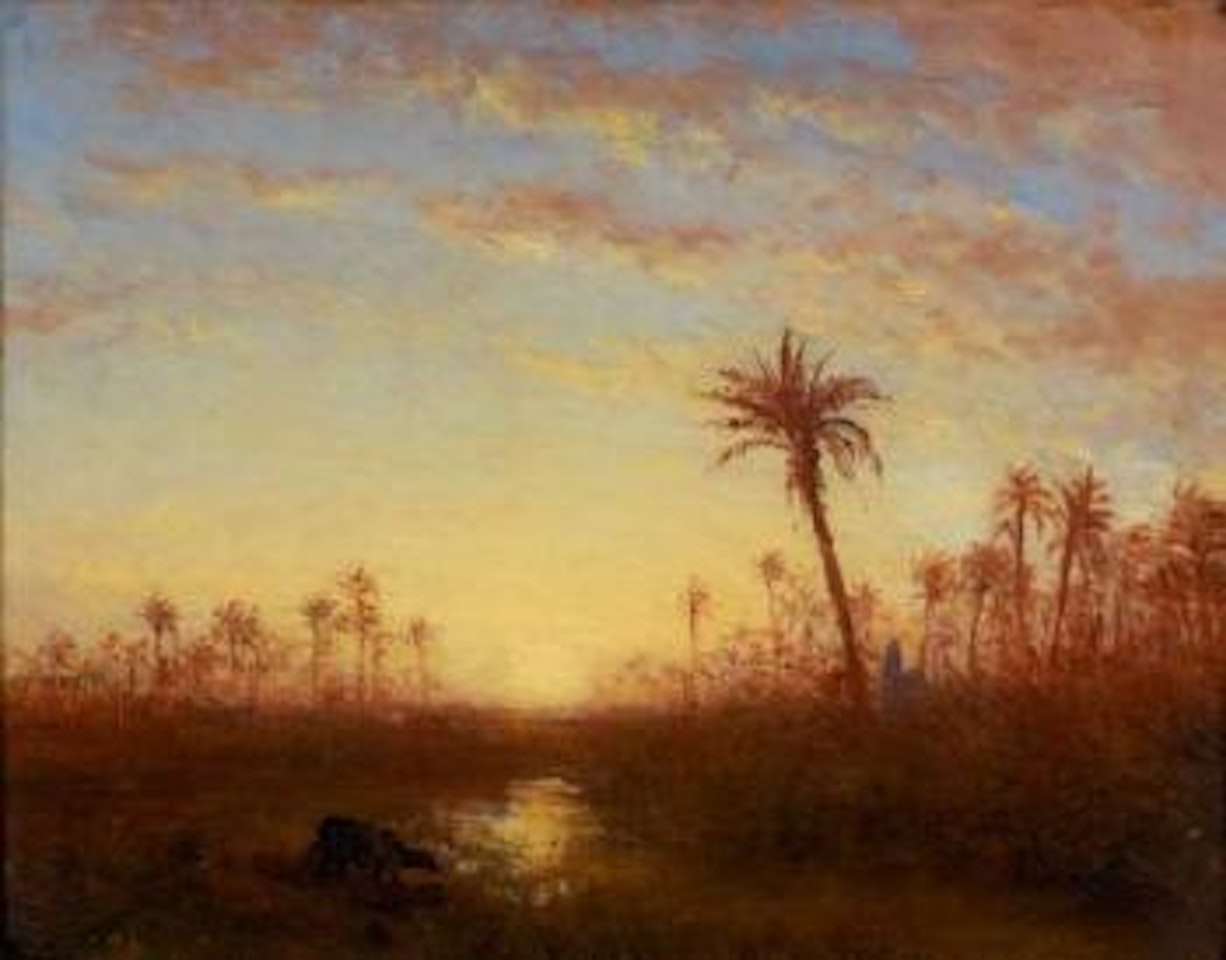 Paysage oriental by Félix Ziem