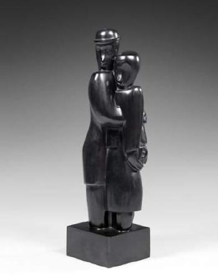 Couple au chapeau melon by Jean Lambert-Rucki