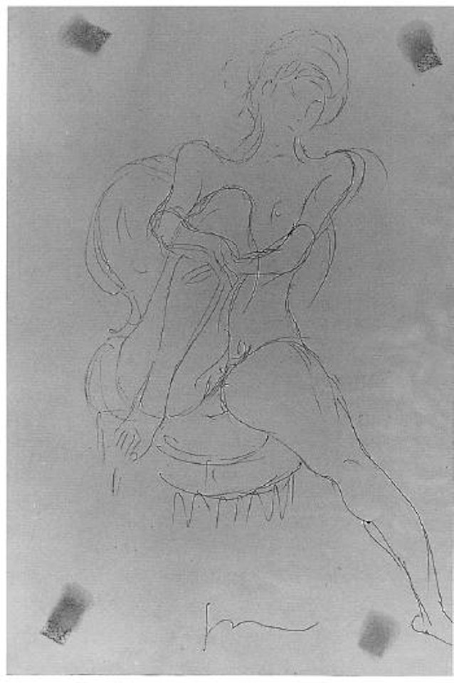 Figura seduta by Lucio Fontana