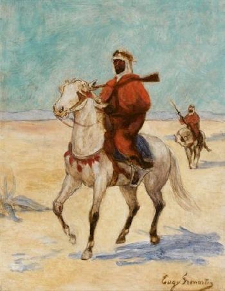Étude de spahis arabe by Eugene Fromentin