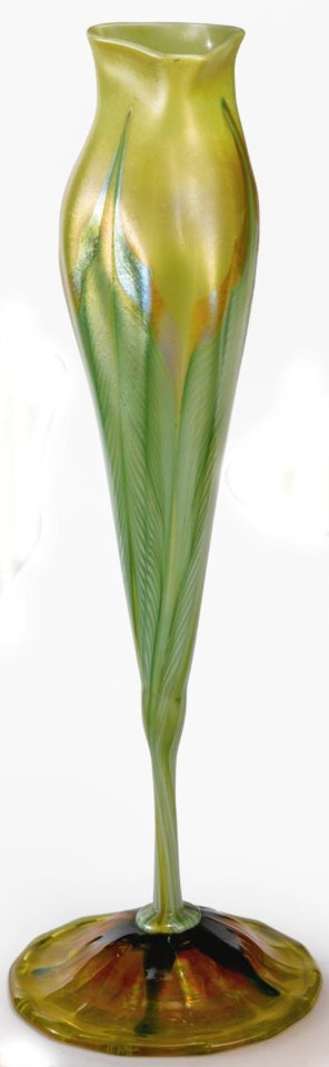 A Monumental Calyx Floriform Vase by Tiffany Studios