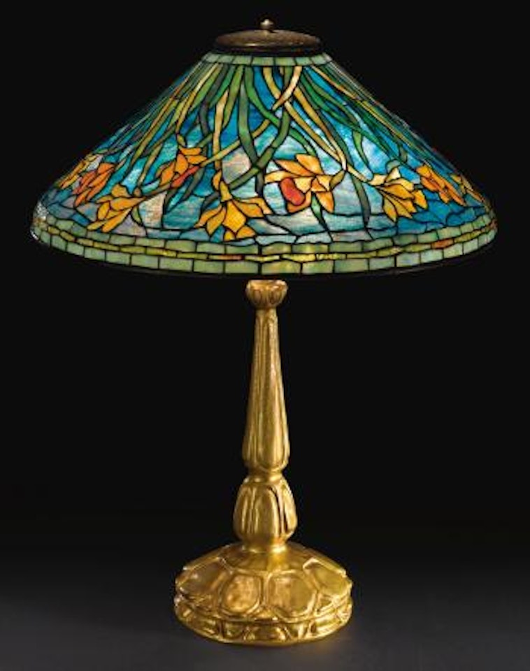 A Fine "Daffodil" Table Lamp by Tiffany Studios