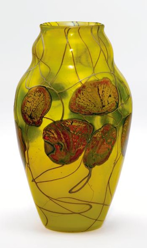 Leaf And Vine Paperweight Vase by Tiffany Studios