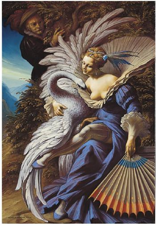 Leda e il cigno by Bruno d'Arcevia