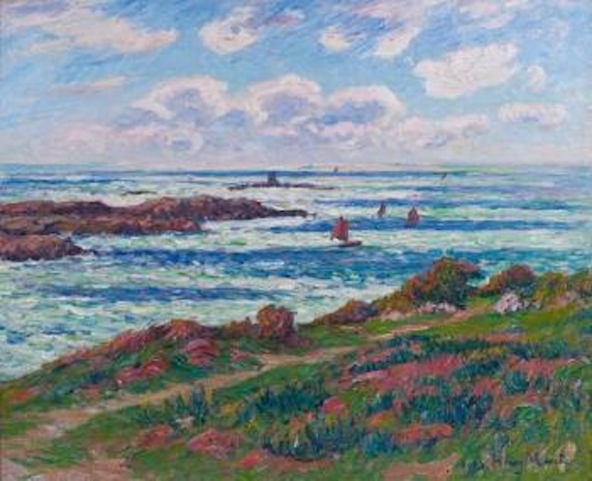 Départ pour la pêche by Henry Moret