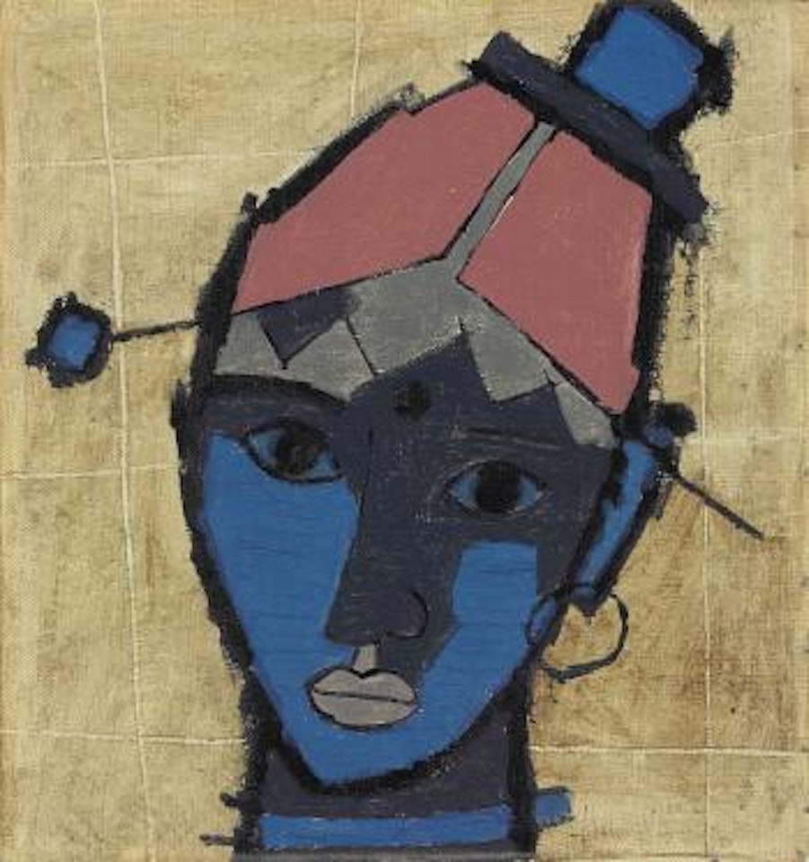 Untitled (Tribal Woman) by M.F. Husain