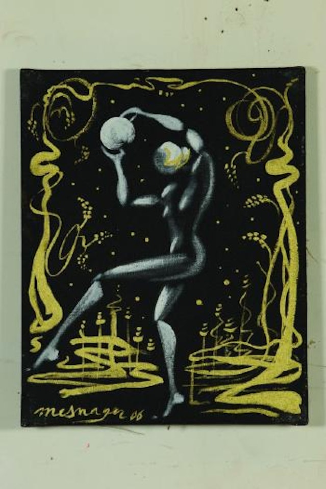 Fond noir et doré by Jérôme Mesnager
