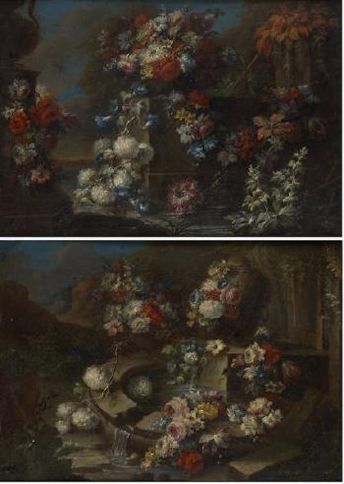Compositions florales aux sources by Gasparo Lopez