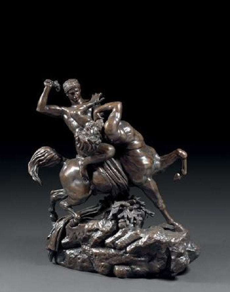 Thésée combattant le centaure Biénor by Antoine-Louis Barye