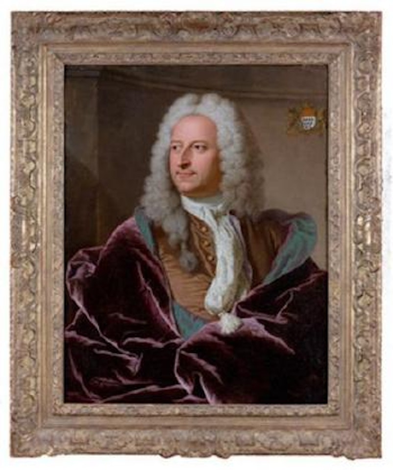 Portrait d'Abraham Van Hoey (1684-1766) by Hyacinthe Rigaud