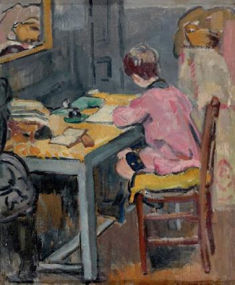 Petit garçon dessinant by Louis Valtat