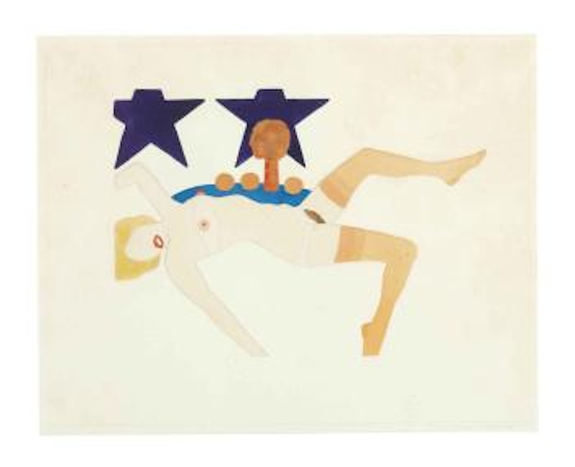 Embossed Nude with Still Life, #18 by Tom Wesselmann