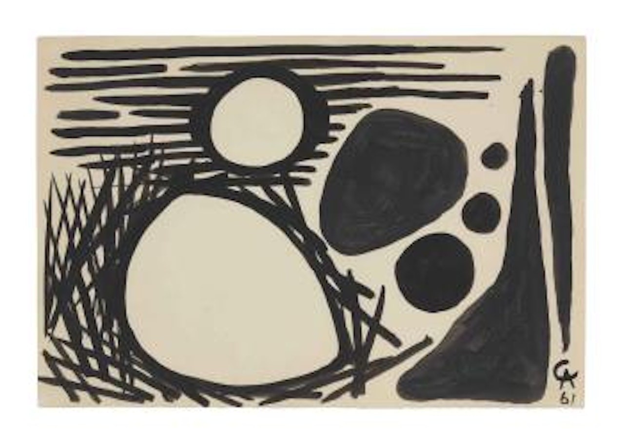 Sun on a Black Net by Alexander Calder