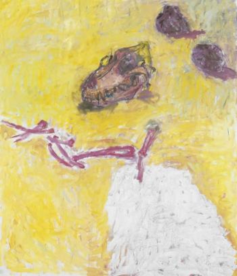 Skull Rocks Bones by Susan Rothenberg