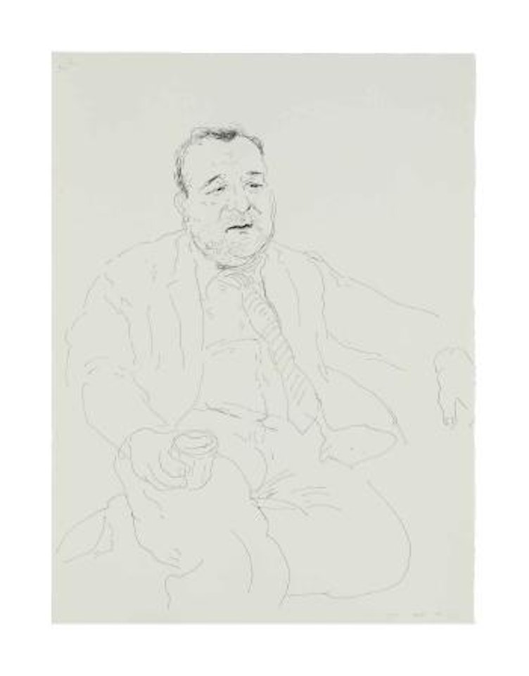 April '84 (P Langan IX) by David Hockney