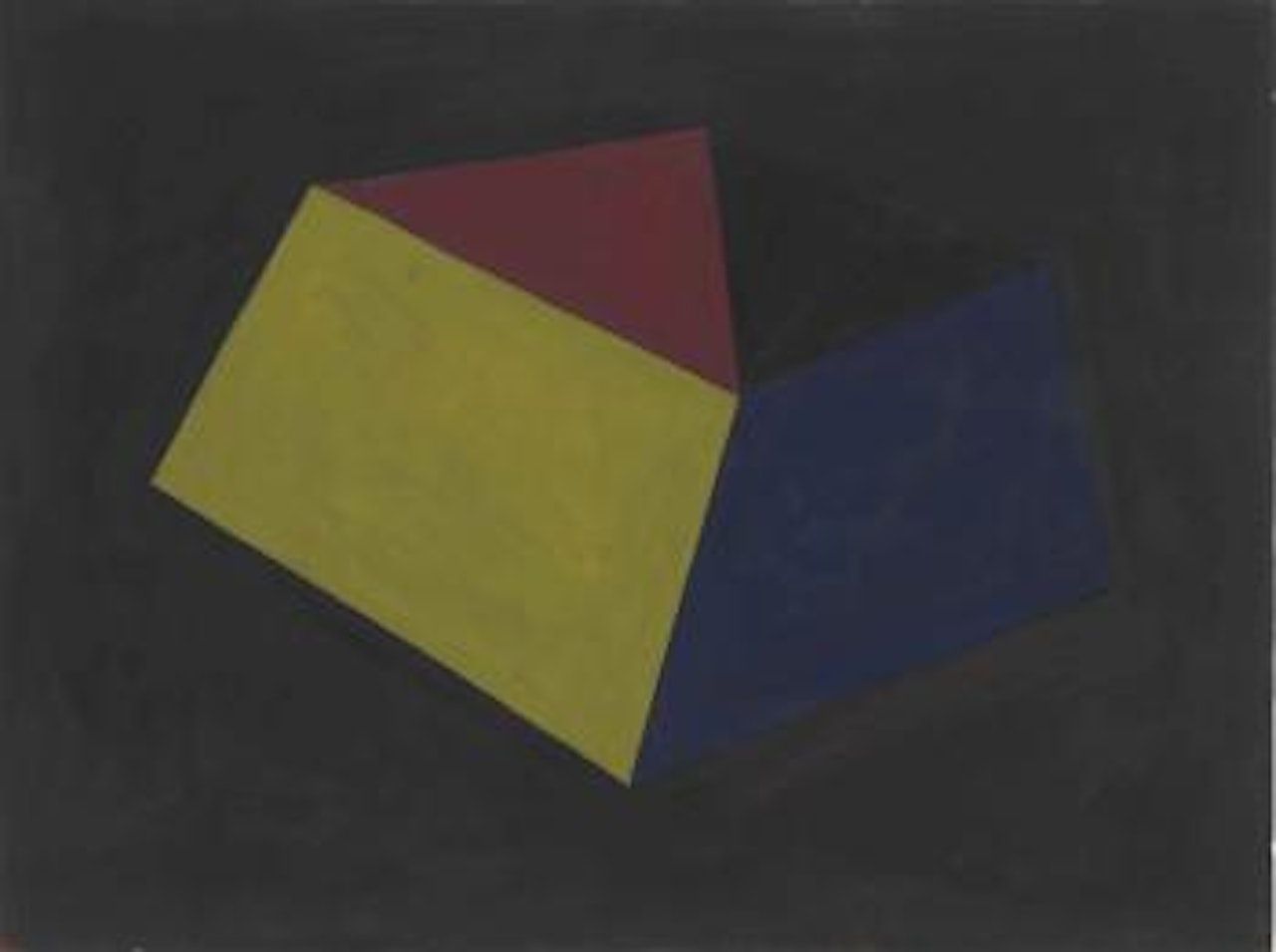 Form derived from a cubic rectangle by Sol LeWitt