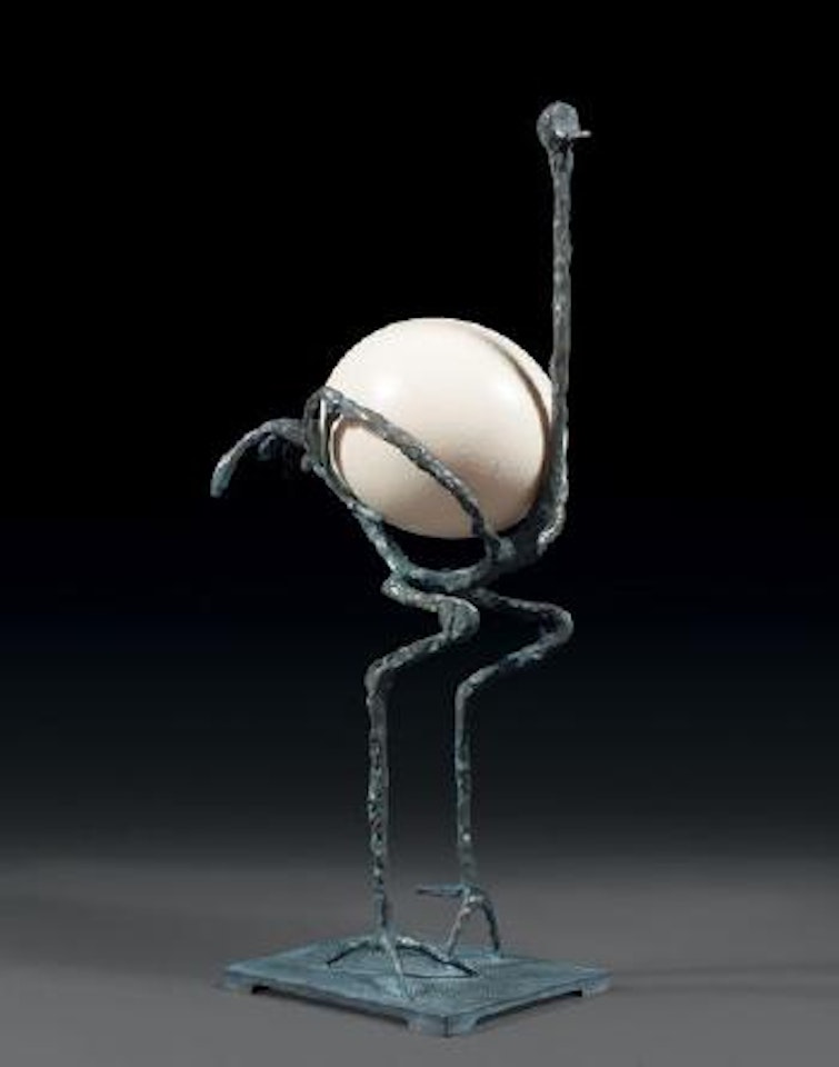 L'autruche by Diego Giacometti