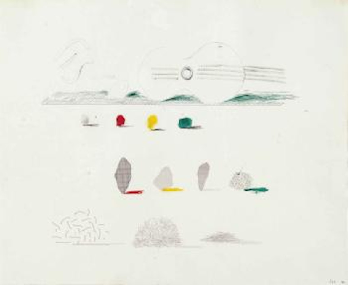 Colors and Shadows from Blue Guitar by David Hockney