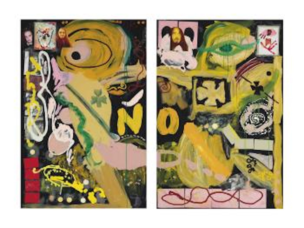 Vampiermädchen "Metabolismeese" mit Stoffwechselschulranzen (süß, lecker, milchig, üppig) by Jonathan Meese