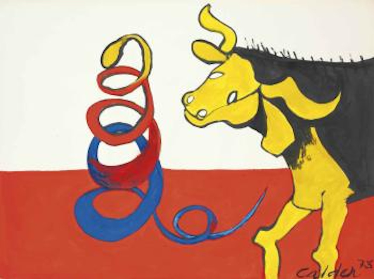 Yellow Cattle by Alexander Calder