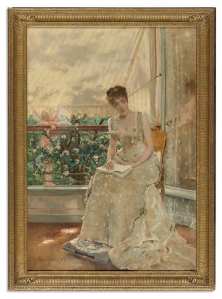 La Femme Et L'amour (L'amour Qui Vient) by Alfred Stevens