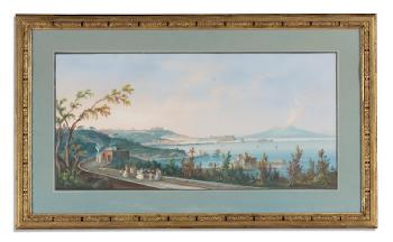Four Views Of Naples by Neapolitan School