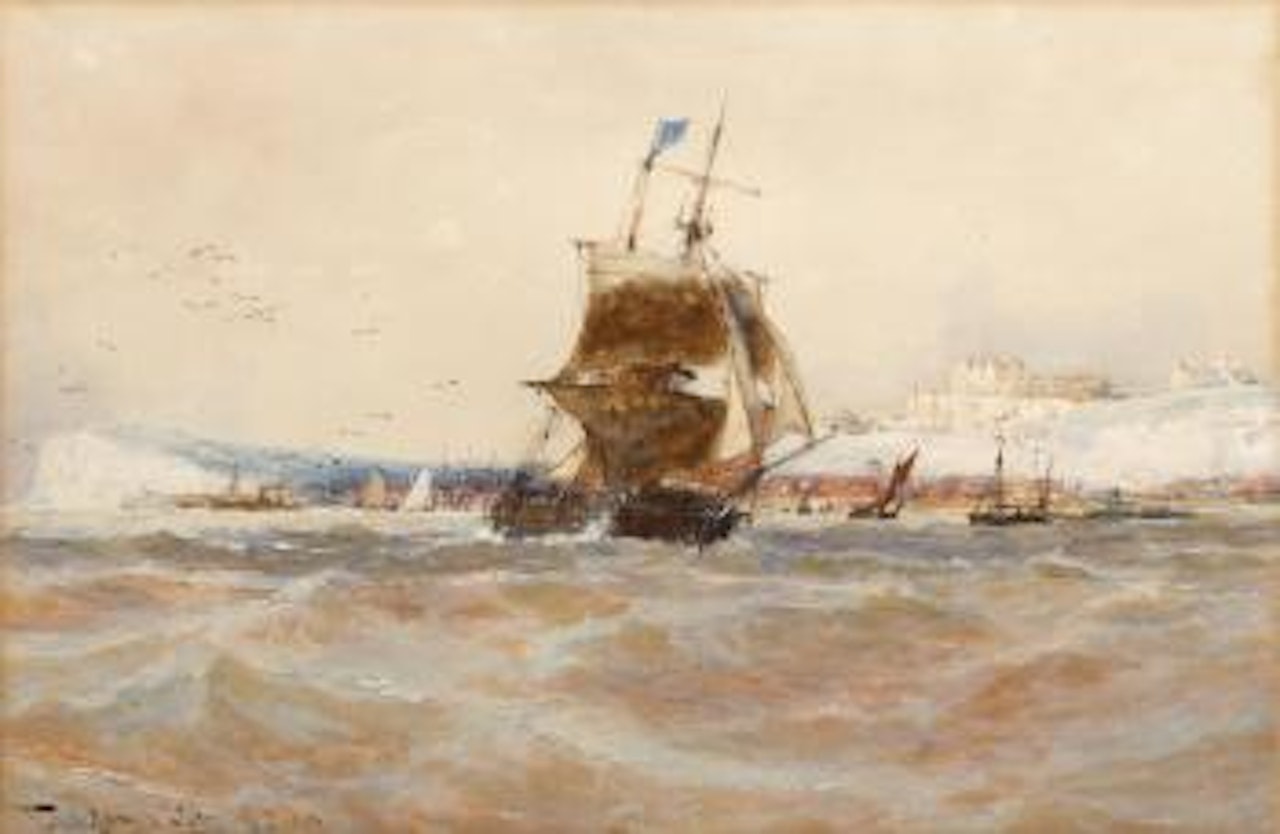 Off Dover by Thomas Bush Hardy
