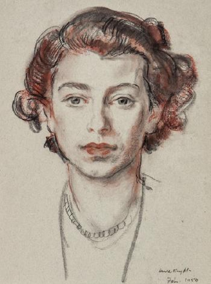Portrait of HM The Queen as Princess Elizabeth by Laura Knight