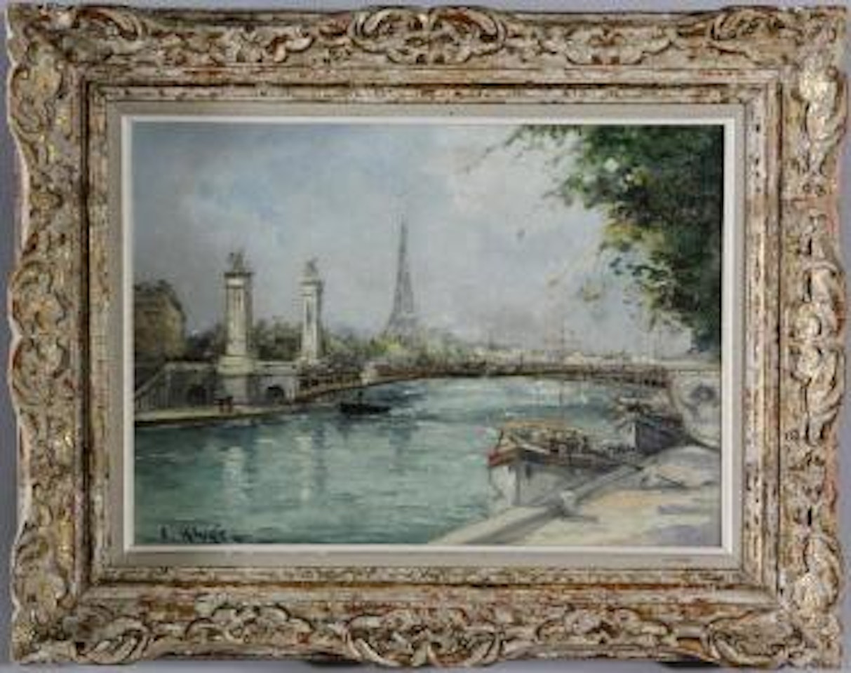 Parisian Scene by Constantin Kluge