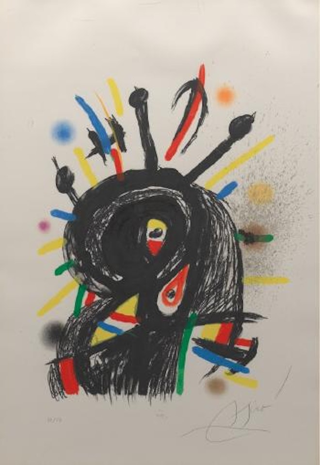 Le lanceur de Couteau by Joan Miró