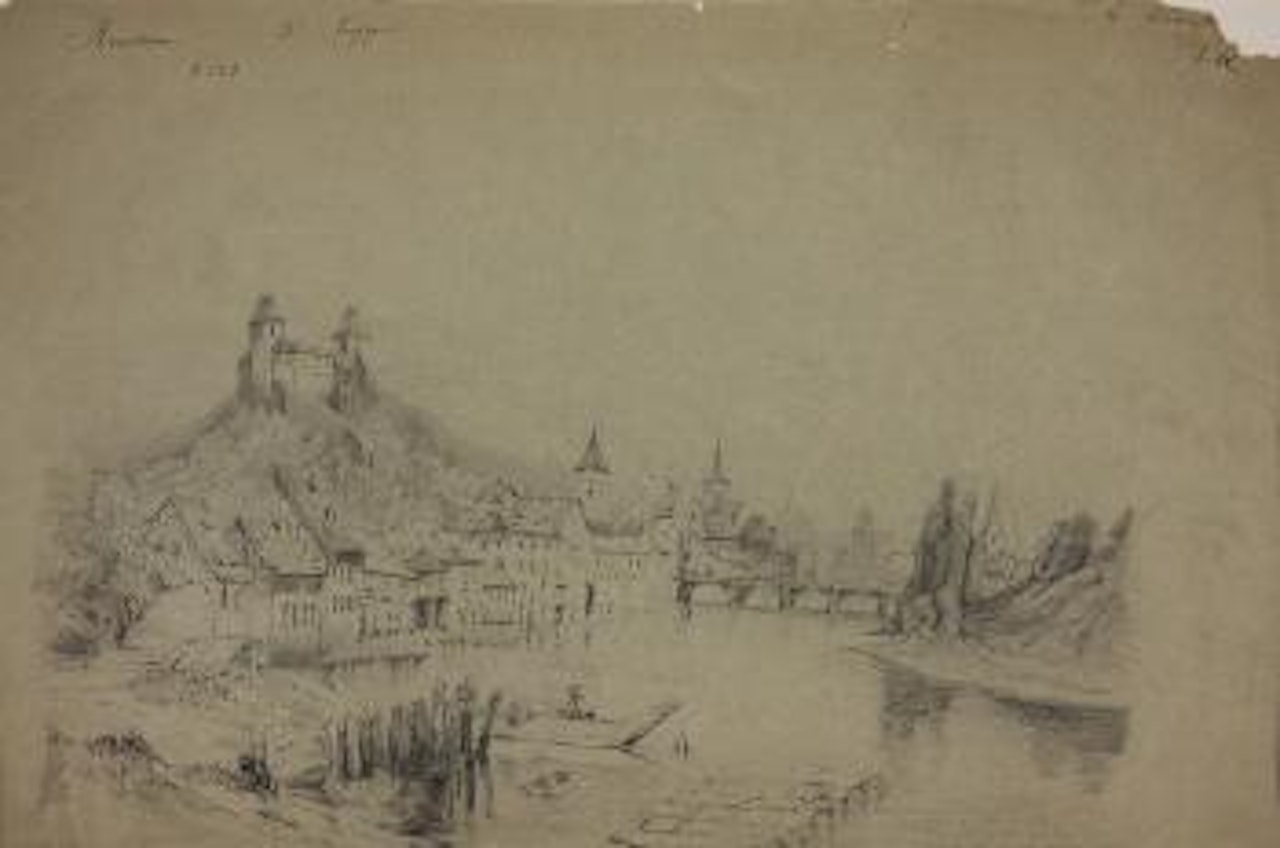 Chateau de Saumur de la Loire by Théodore Rousseau