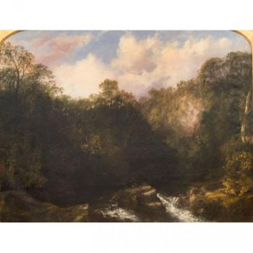 Rushing river through a ravine by Thomas Doughty