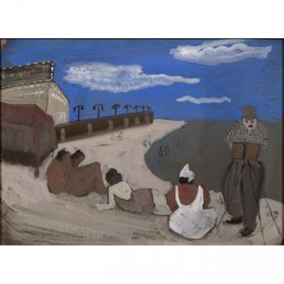 Beach photographer by Milton Avery