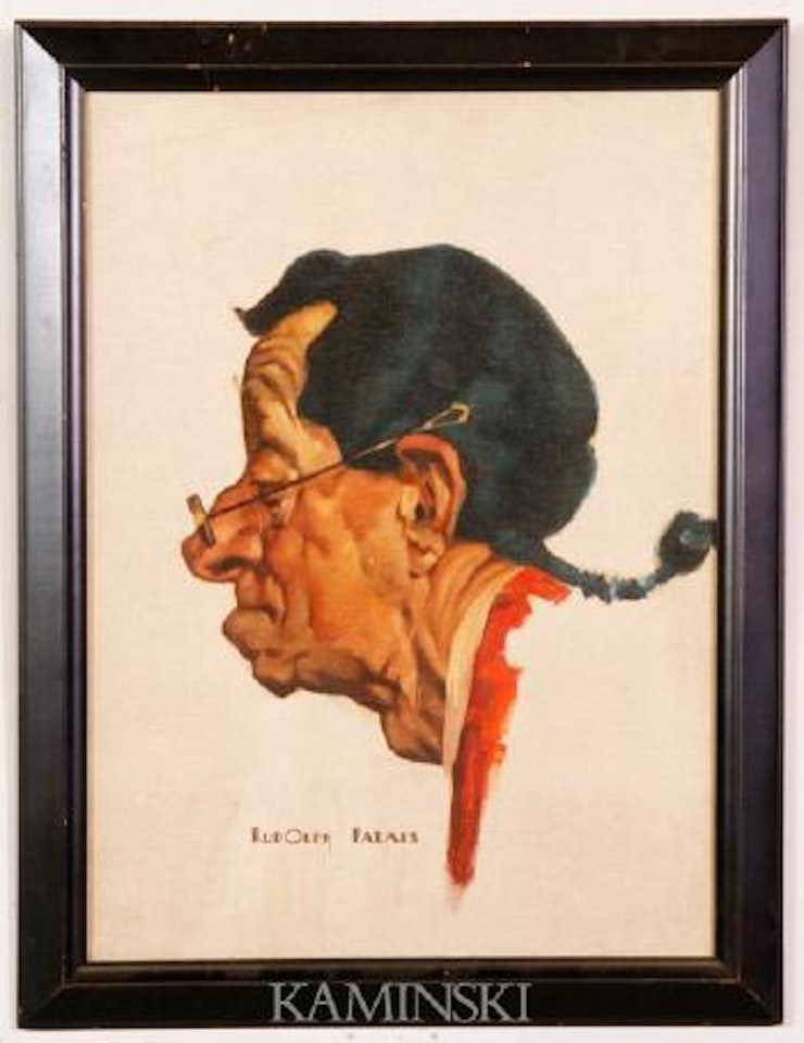 Profile of Rudolph Palais by Norman Rockwell