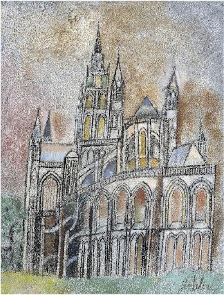 Cattedrale di Notre-Dame a Bayeux by Franco Gentilini