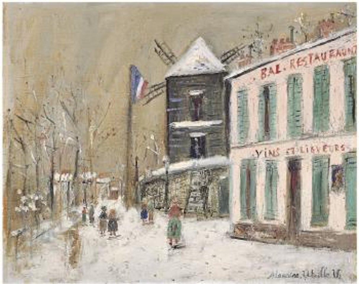 Moulin de la Galette by Maurice Utrillo