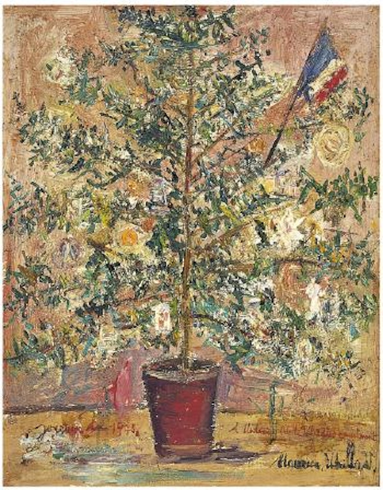 L'arbre de Noël by Maurice Utrillo