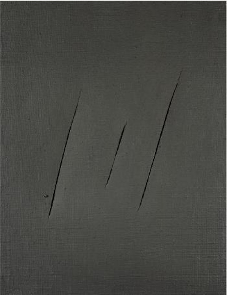 Conncetto spaziale, Attese by Lucio Fontana