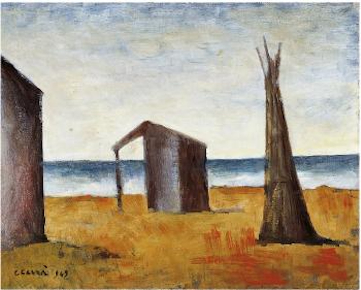 Marina di Massa by Carlo Carra